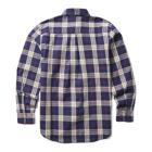 FR Plaid Long Sleeve Twill Shirt, Dark Navy Plaid, dynamic 2
