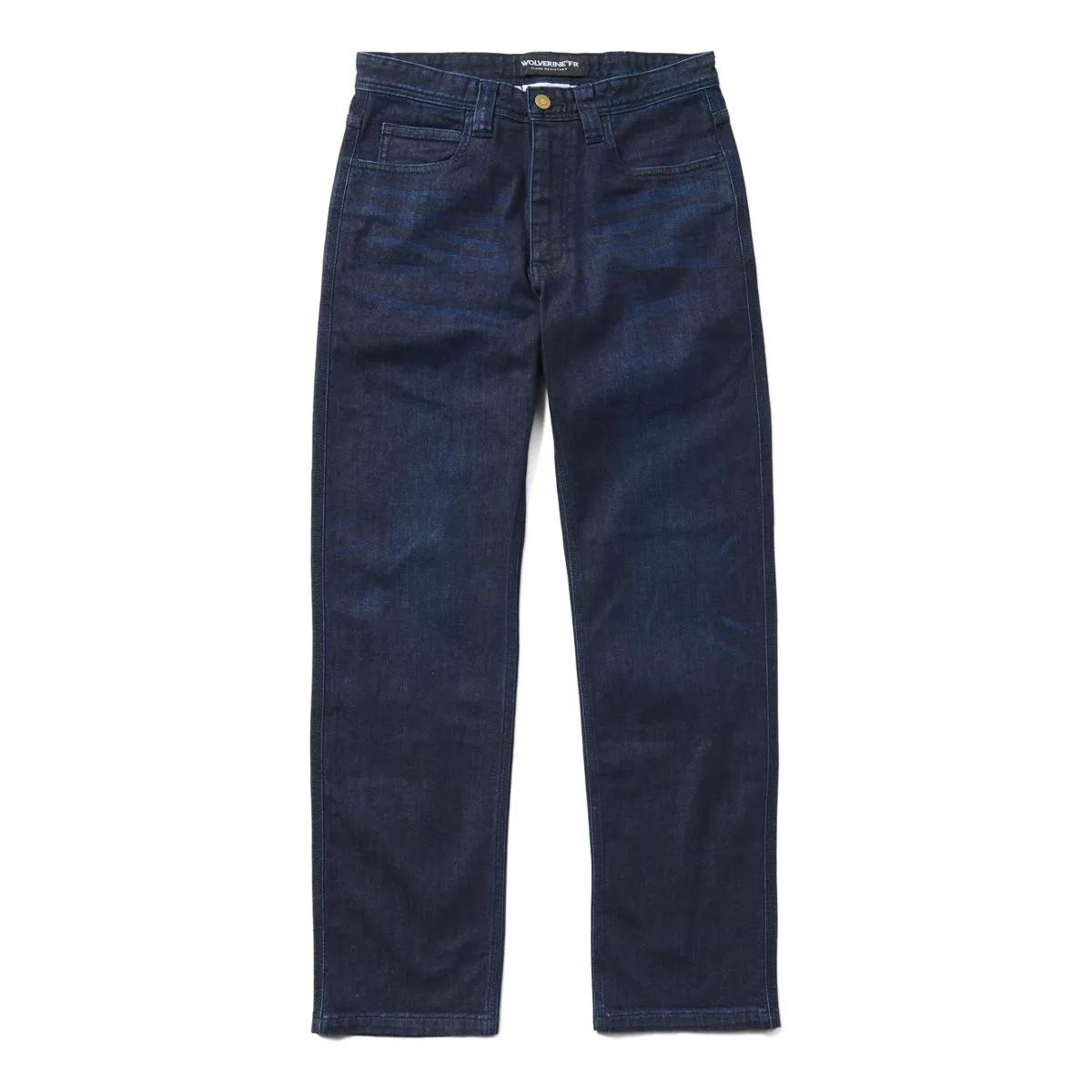 FR Stretch Denim, Rinse Wash, dynamic 1