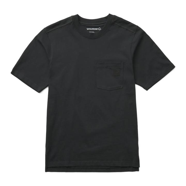 Guardian Cotton&trade; Pocket Tee, Black, dynamic