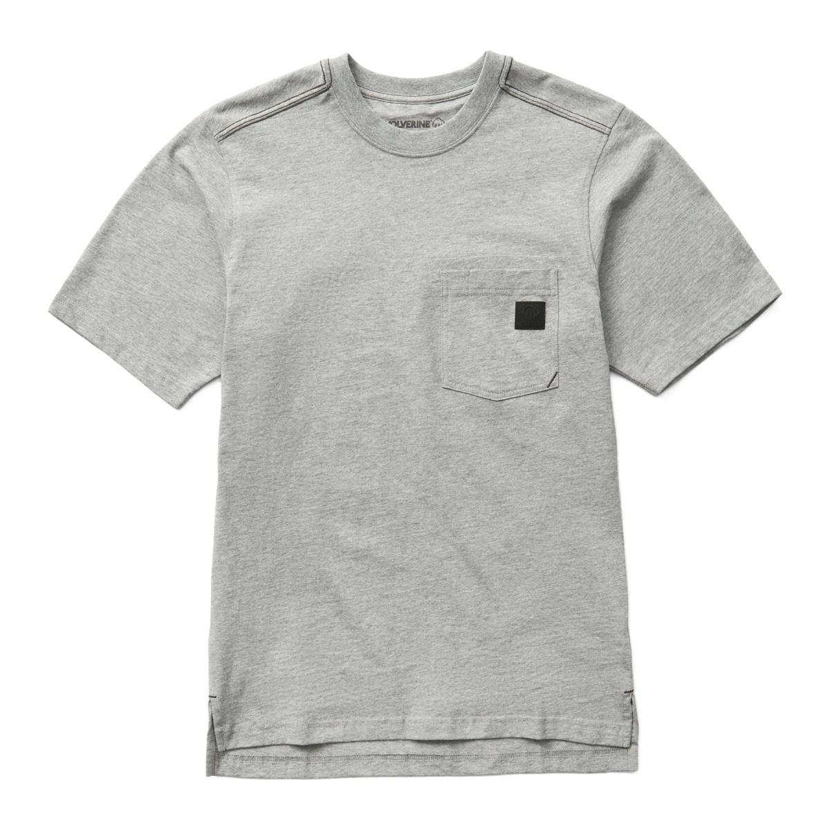 Guardian Cotton&trade; Pocket Tee, Light Grey Heather, dynamic 1