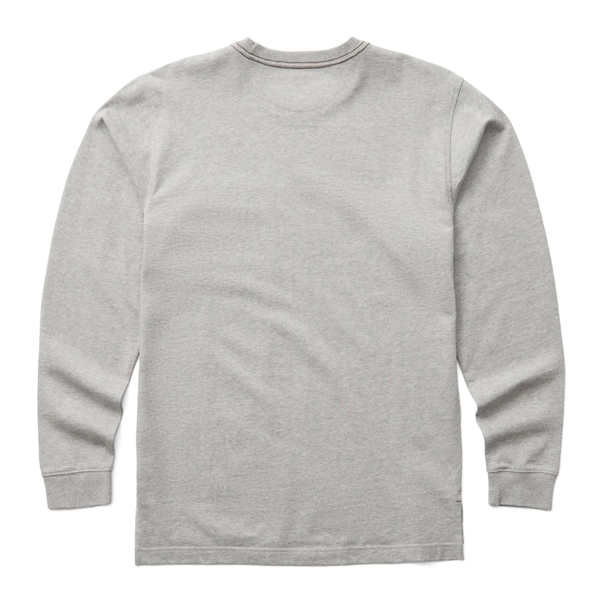 Guardian Cotton&trade; Long Sleeve Pocket Tee, Light Grey Heather, dynamic 3