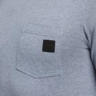 Guardian Cotton&trade; Long Sleeve Pocket Tee, Blue Heather, dynamic 5
