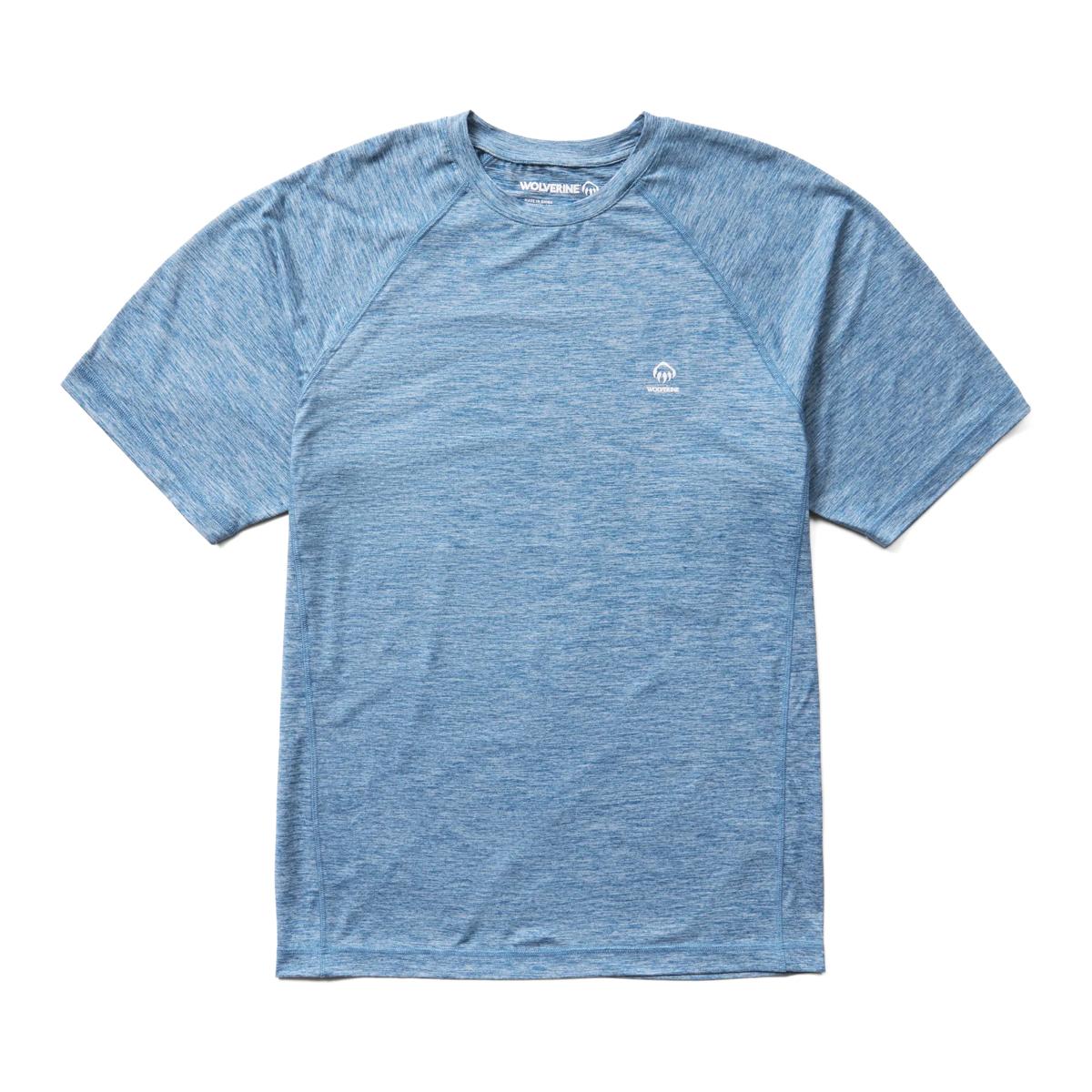 Sun-Stop Eco Short Sleeve Tee, Lake Heather, dynamic 1