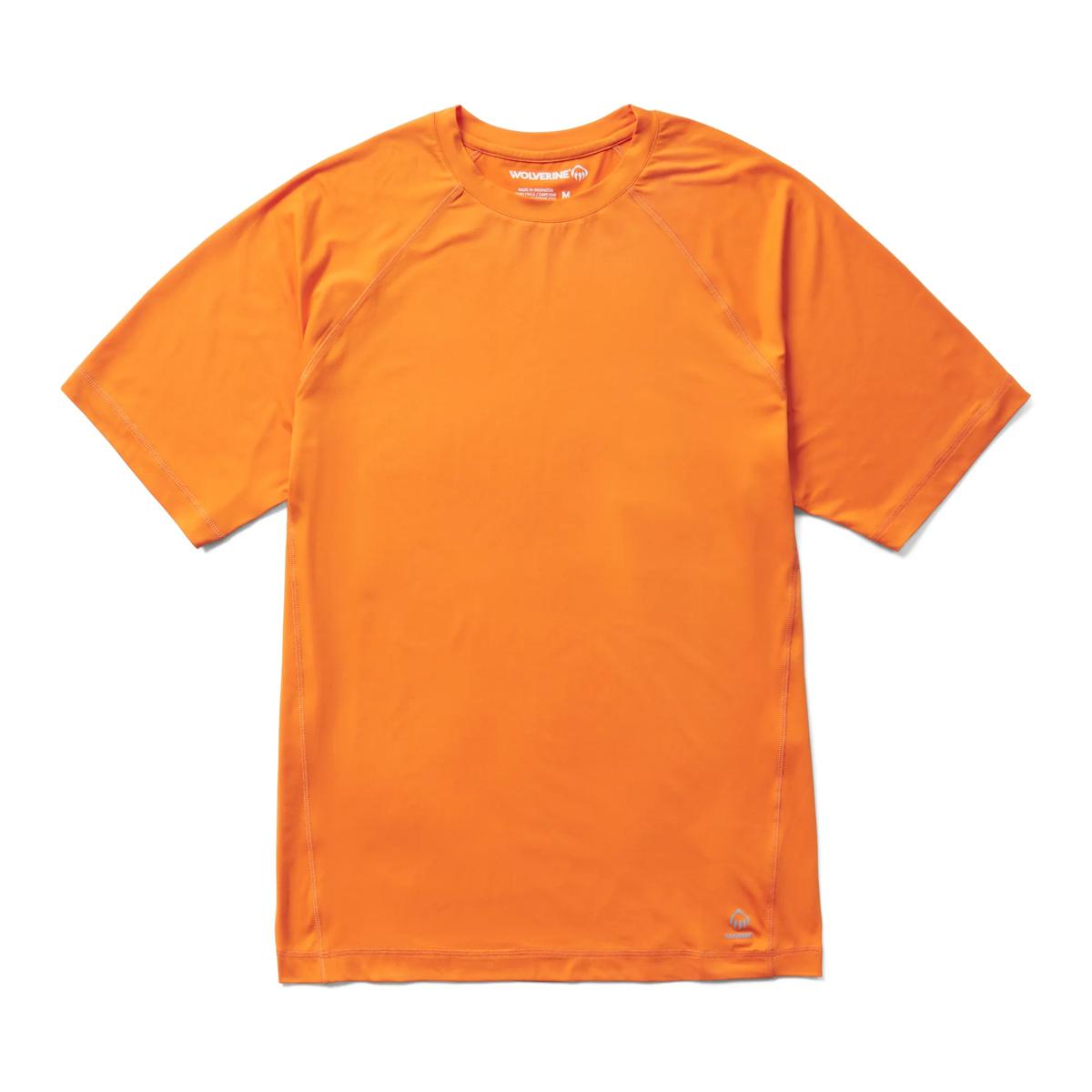 Sun-Stop Eco Short Sleeve Tee, Orange, dynamic 1