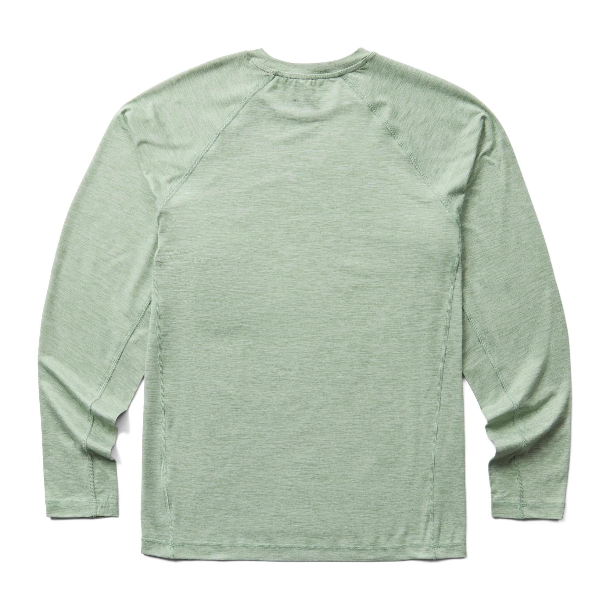 Sun-Stop Eco Long Sleeve Tee, Green Heather, dynamic 2