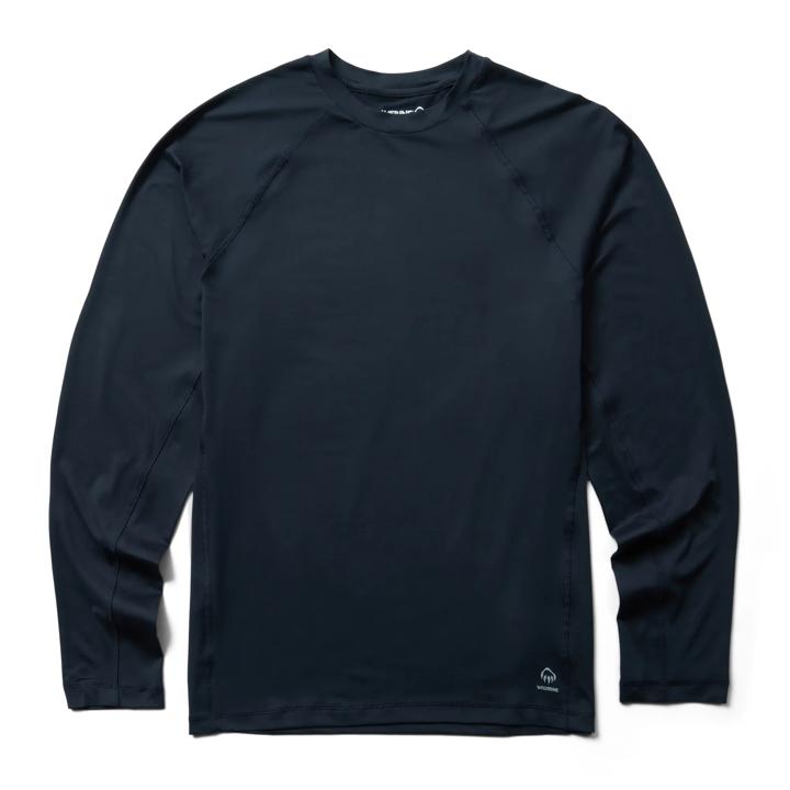 Sun-Stop Eco Long Sleeve Tee, Dark Navy, dynamic