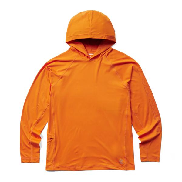 Sun-Stop Eco Hoody, Orange, dynamic