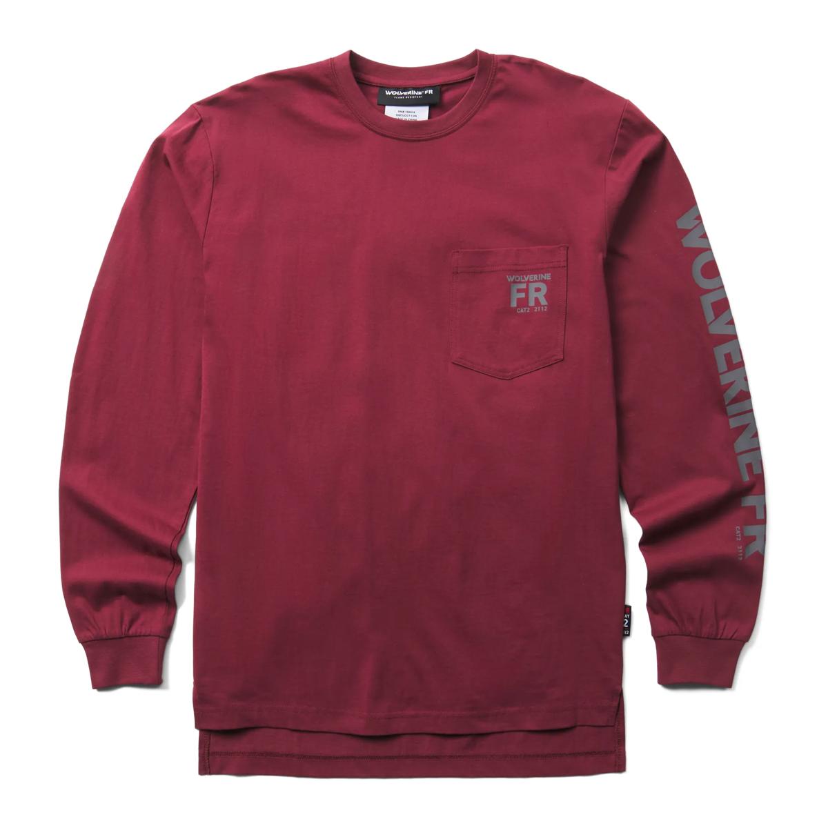 FR Built Light Graphic Tee, Burgundy, dynamic 1