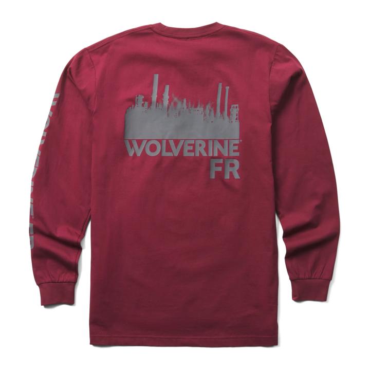 Men - FR Built Light Graphic Tee - Long Sleeves | Wolverine