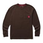 Walden II Thermal Long Sleeve Henley, Java, dynamic 1