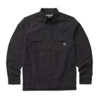 Steelhead Stretch Canvas Overshirt, Black, dynamic 1