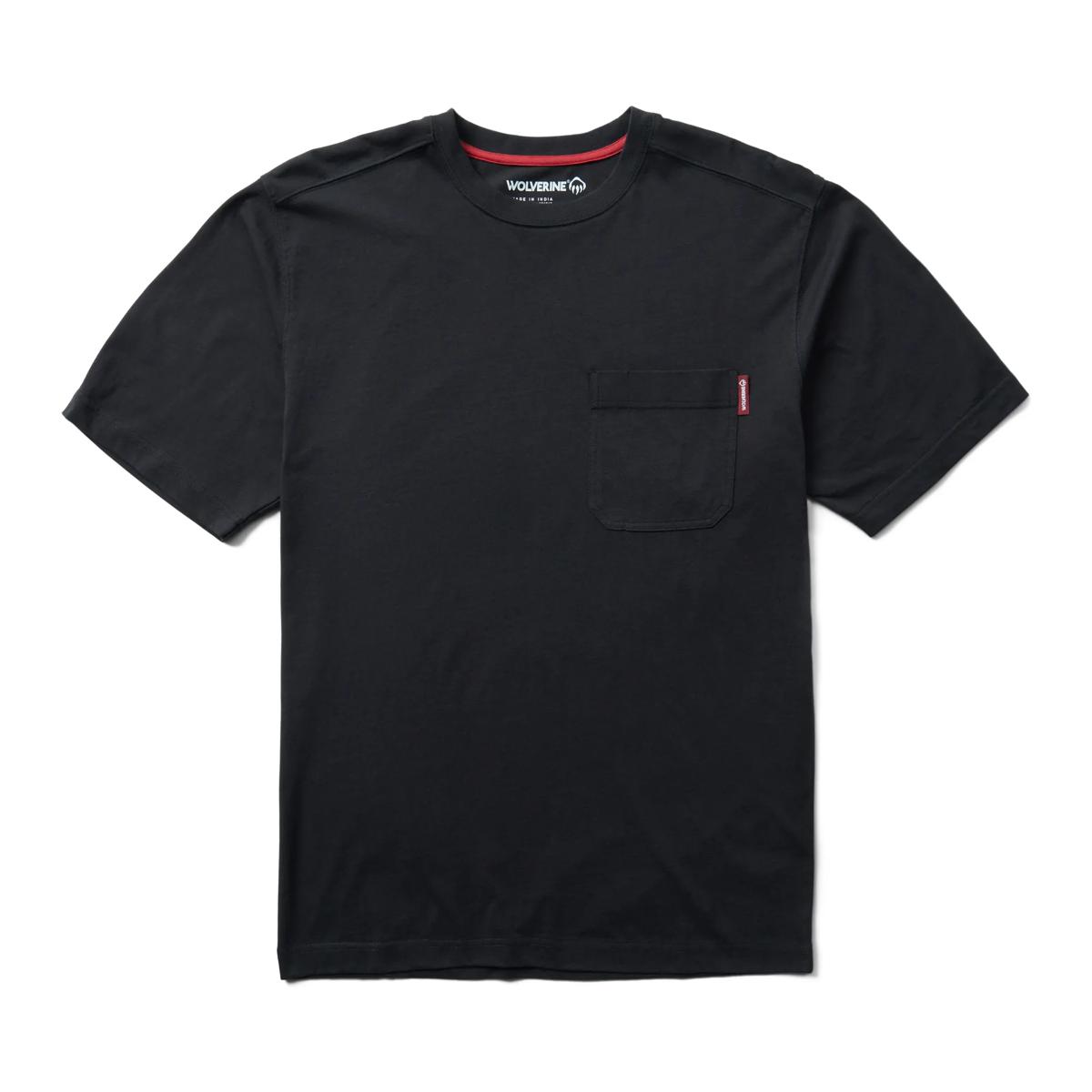 Classic Short Sleeve Pocket Tee (Big & Tall), Black, dynamic 1