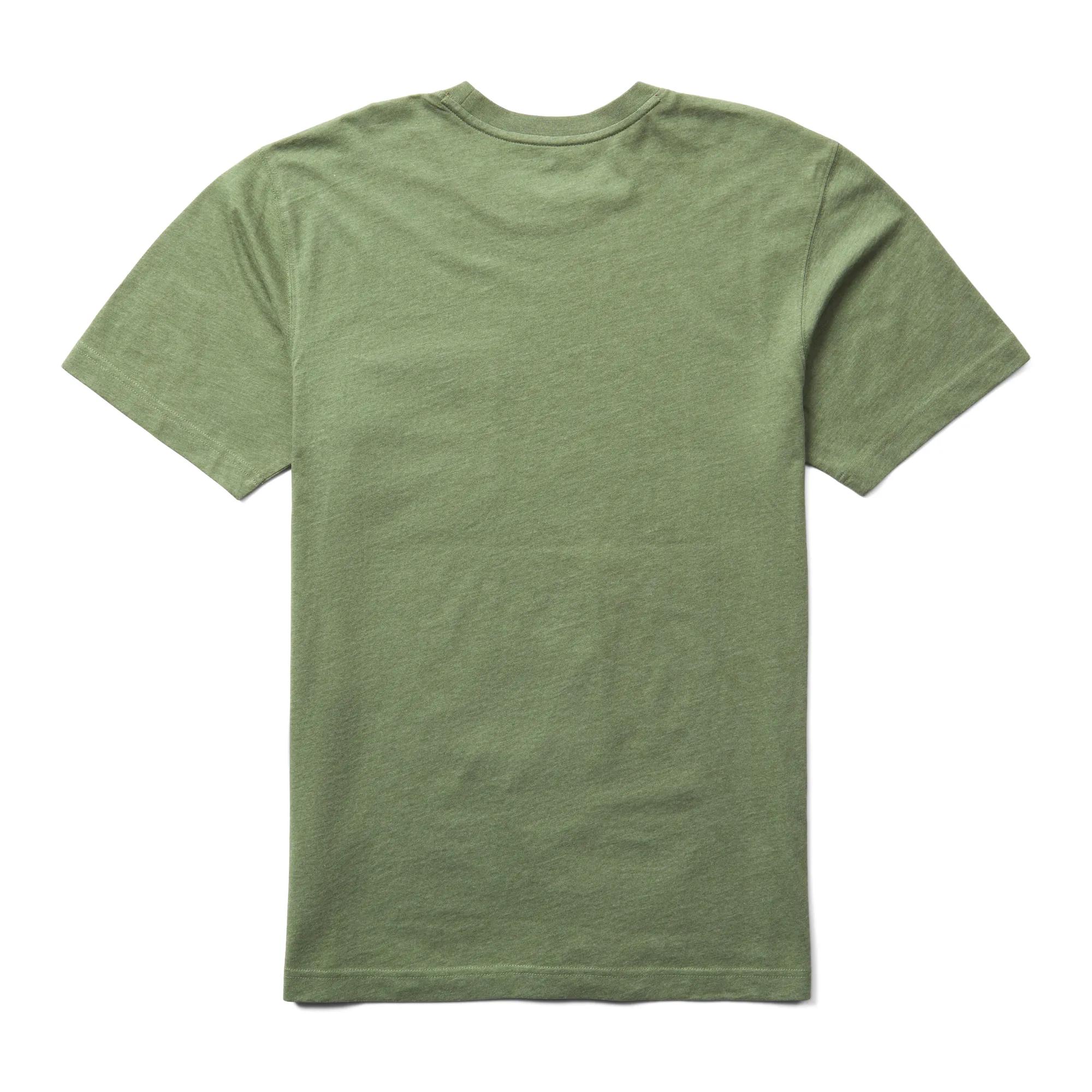 Classic Short Sleeve Pocket Tee, Bronze Green, dynamic 2