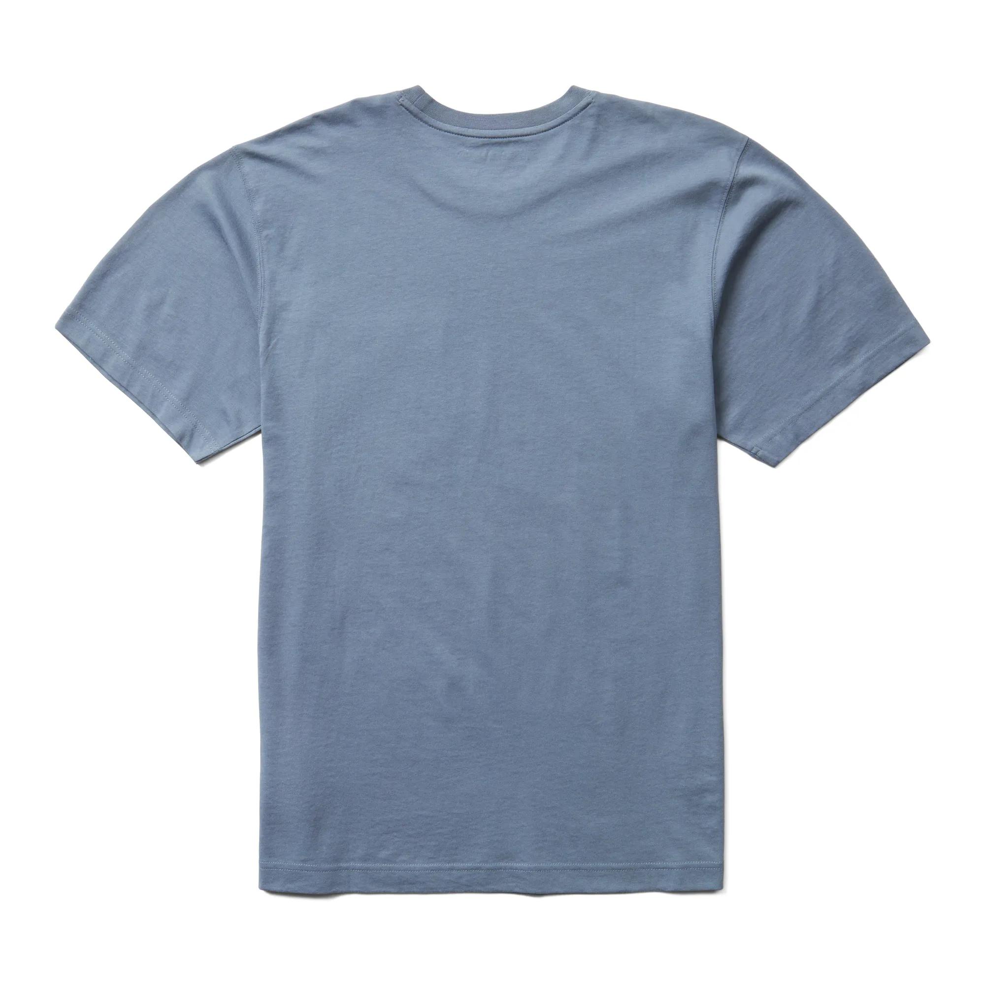 Classic Short Sleeve Pocket Tee, Stormy Blue, dynamic 2