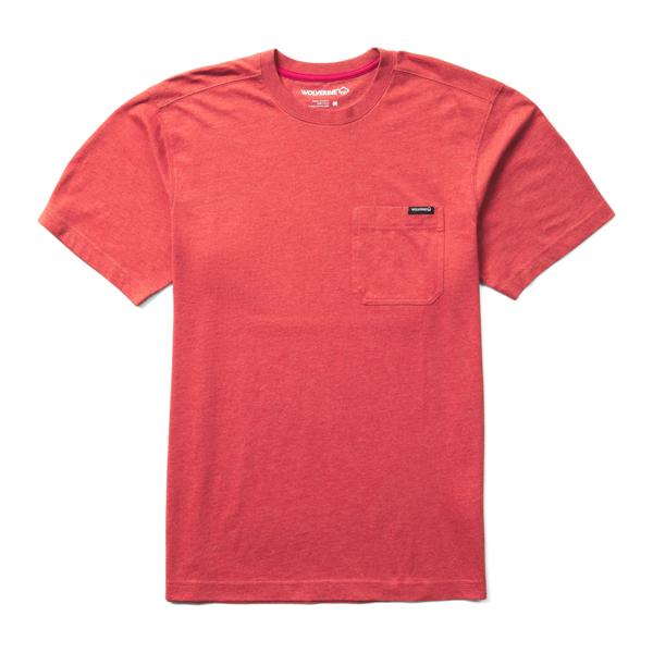 Classic Short Sleeve Pocket Tee, Red Clay, dynamic