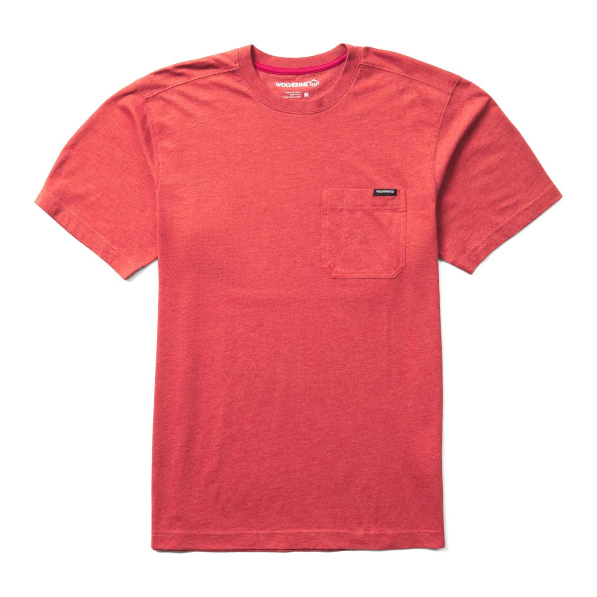 Classic Short Sleeve Pocket Tee, Red Clay, dynamic 1