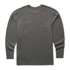 Classic Long Sleeve Pocket Tee, Charcoal Heather, dynamic 2