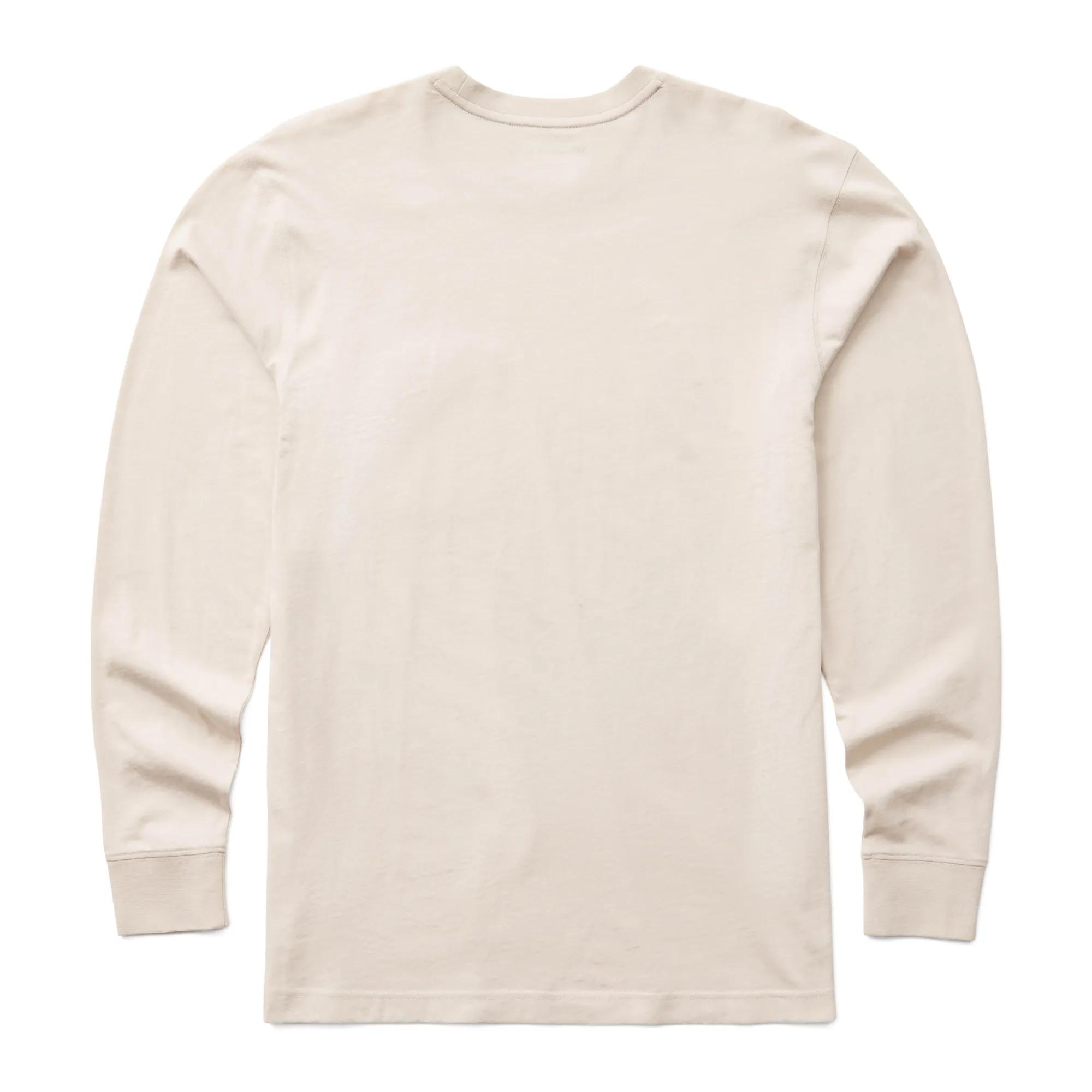 Classic Long Sleeve Pocket Tee, Stone, dynamic 2