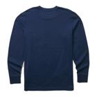 Classic Long Sleeve Pocket Tee, Navy, dynamic 2