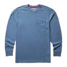 Classic Long Sleeve Pocket Tee, Indigo, dynamic 1