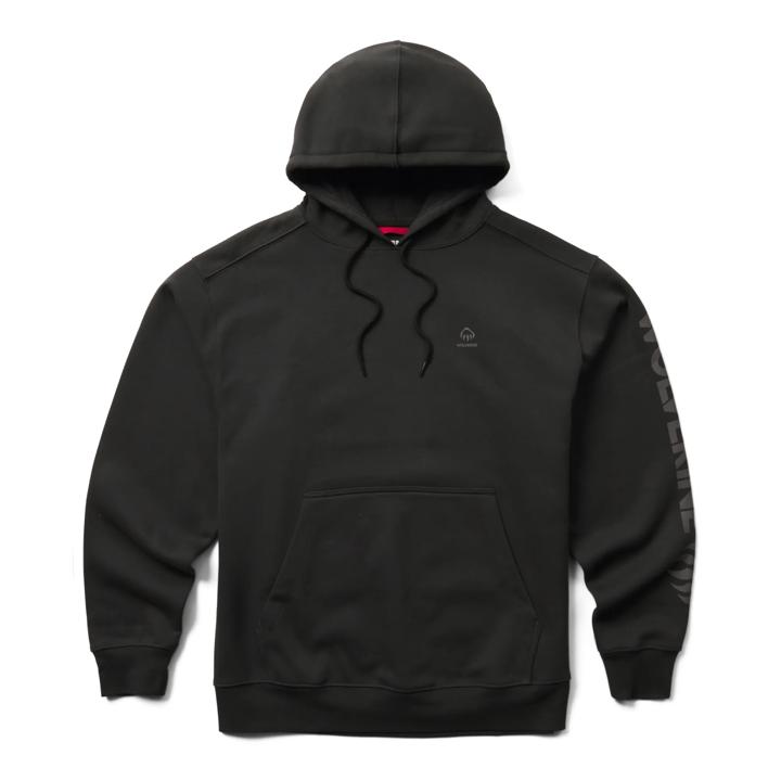 Midweight Graphic Hoody, Black, dynamic
