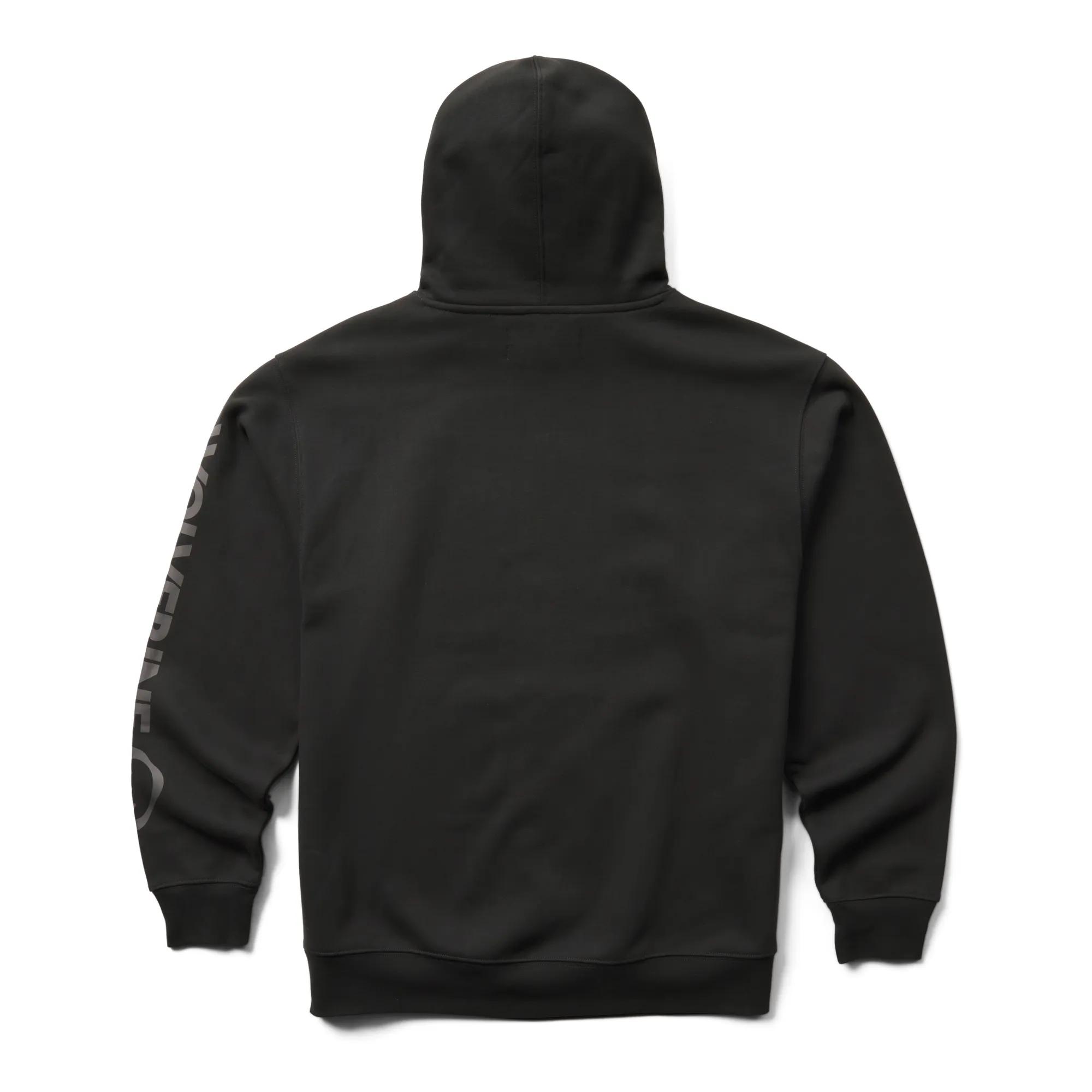 Midweight Graphic Hoody, Black, dynamic 2