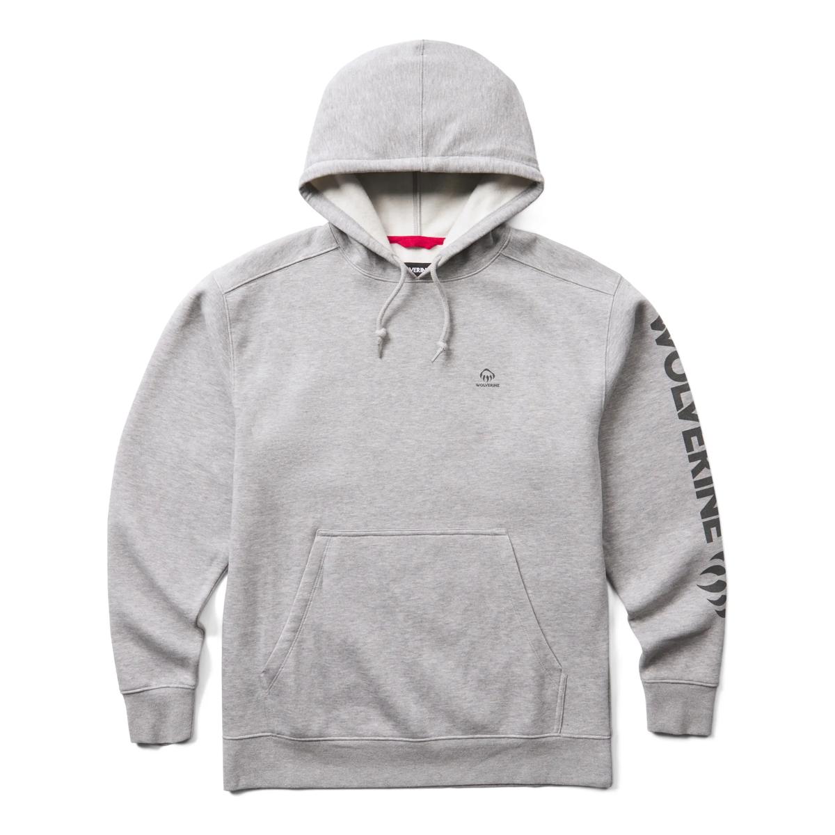 Midweight Graphic Hoody, Light Grey, dynamic 1