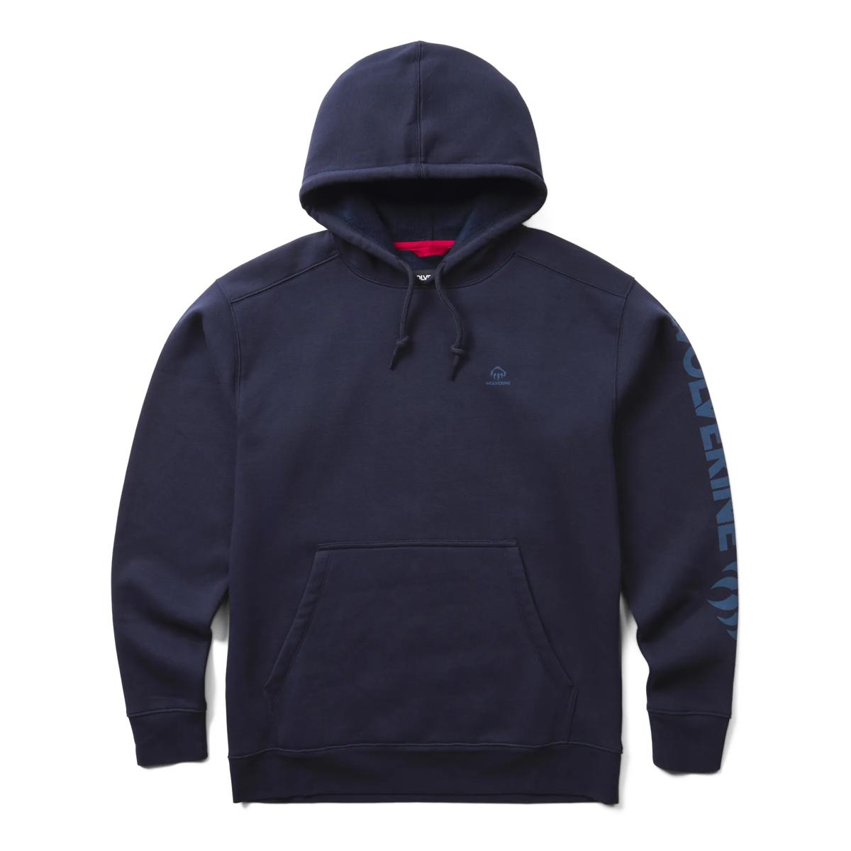 Midweight Graphic Hoody, True Navy, dynamic 1