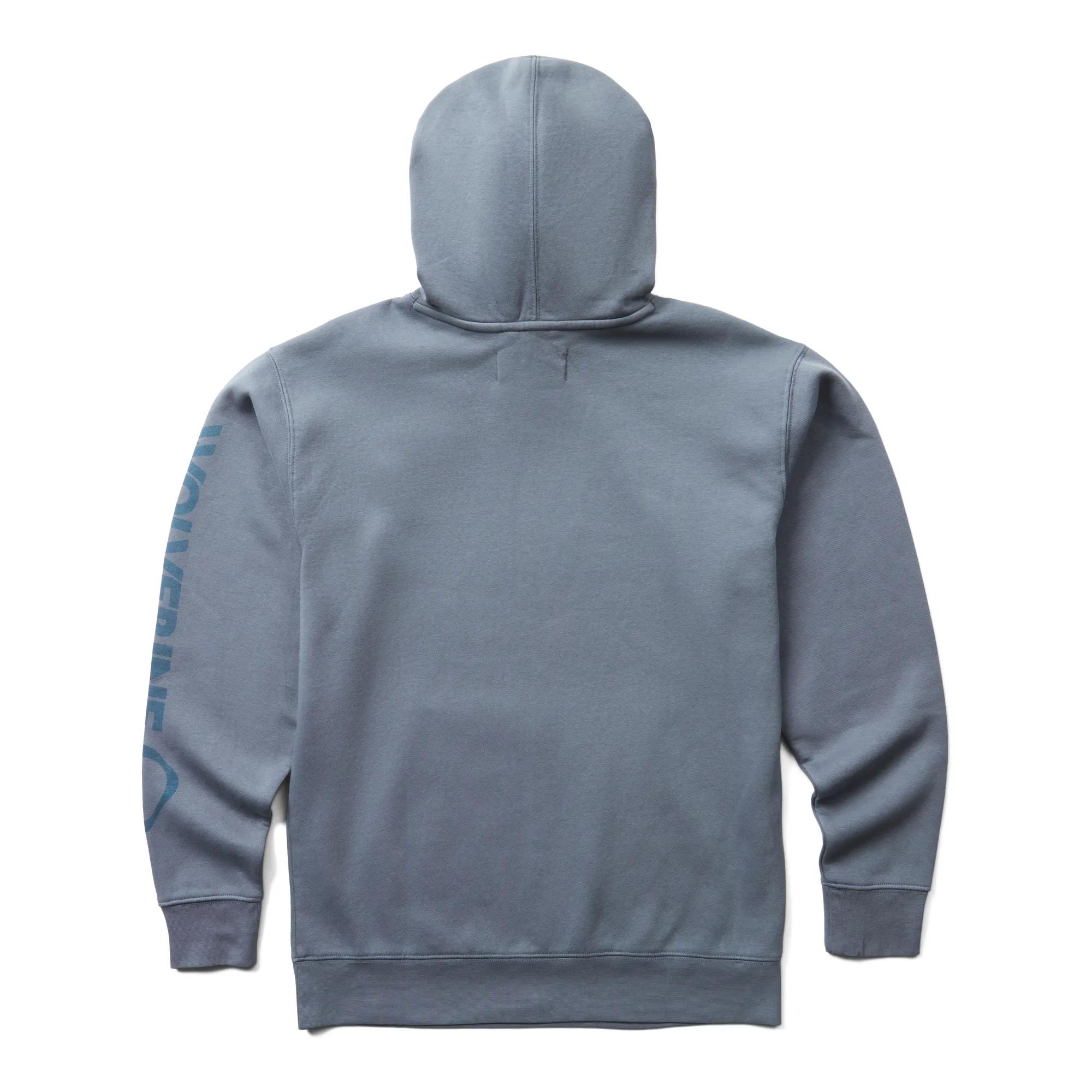 Midweight Graphic Hoody, Stormy Blue, dynamic 2