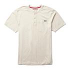 Classic Short Sleeve Henley, Stone, dynamic 1
