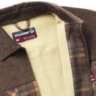 Marshall III Sherpa Zip Shirt Jac, Dark Earth, dynamic 3