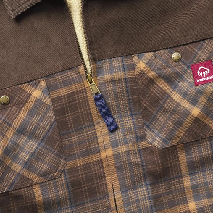 Men - Marshall III Sherpa Zip Shirt Jac - Shirt Jacs | Wolverine