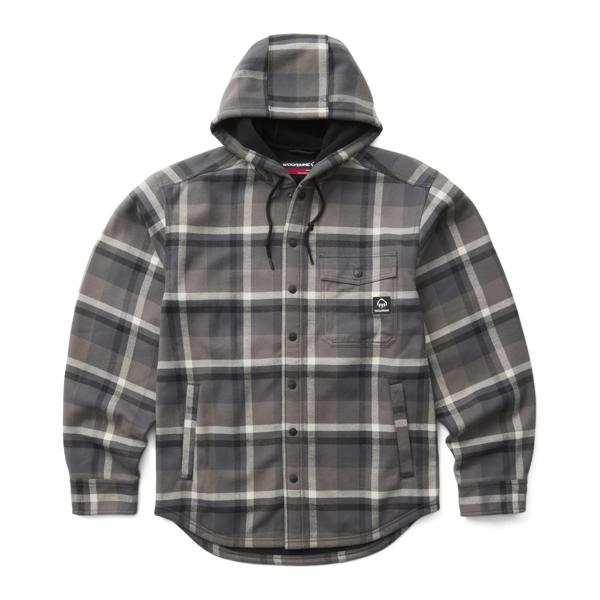 Bucksaw II Hooded Shirt Jac, Dark Shadow, dynamic