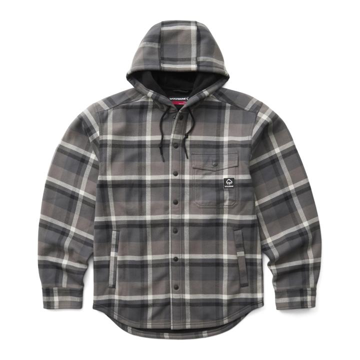Bucksaw II Hooded Shirt Jac, Dark Shadow, dynamic