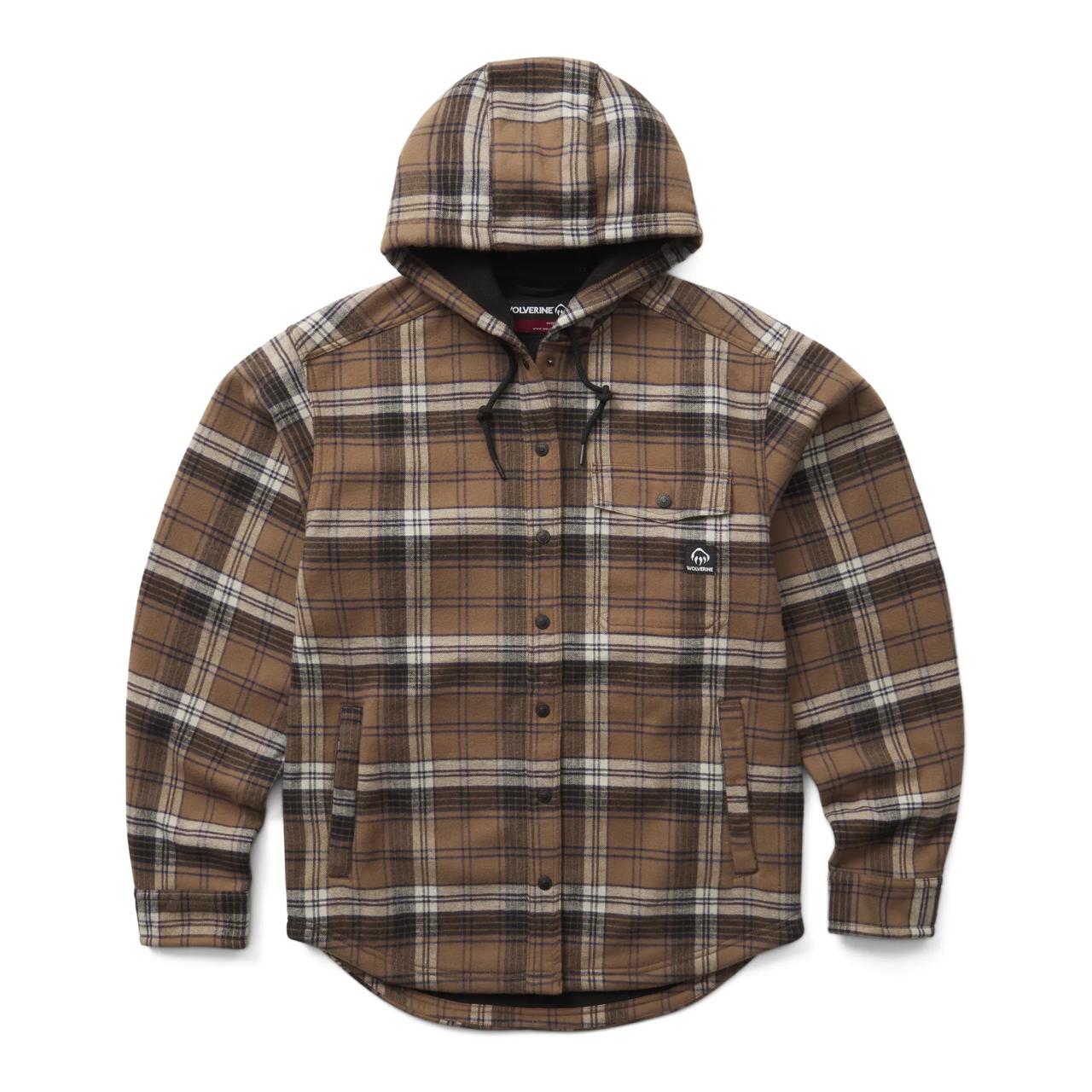 Men - Bucksaw II Hooded Shirt Jac - Shirt Jacs | Wolverine