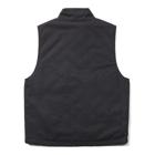 Jaxon Sherpa Collar Canvas Vest, Black, dynamic 2