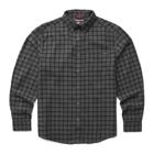 Re-Built Long Sleeve Flannel Shirt, Greystone, dynamic 1