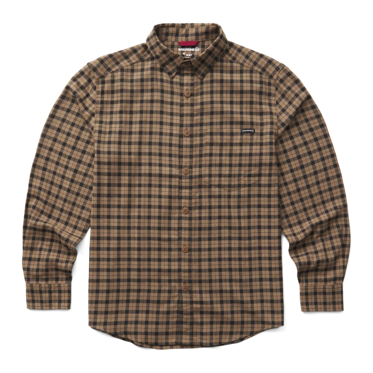 Re-Built Long Sleeve Flannel Shirt, Cub, dynamic 1