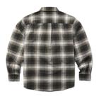Re-Built Long Sleeve Flannel Shirt, Green Plaid, dynamic 2
