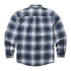 Re-Built Long Sleeve Flannel Shirt, Blue Plaid, dynamic 2