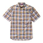 Built Stretch Short Sleeve Plaid Shirt, Hickory, dynamic 1