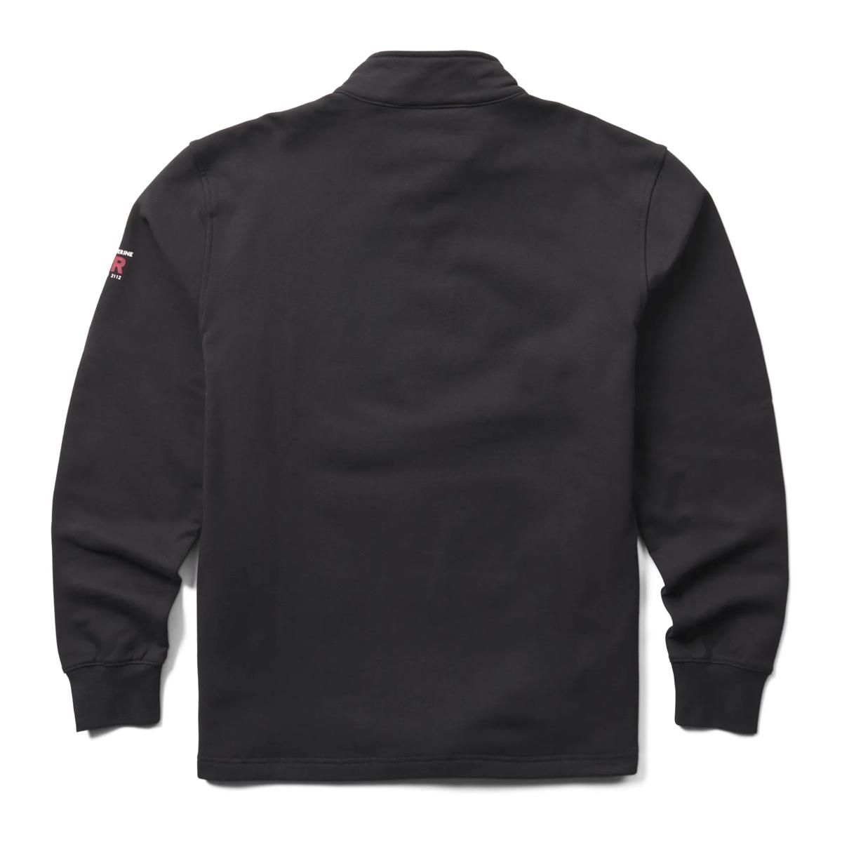 FR Built/Stretch Quarter Zip Fleece, Black, dynamic 1