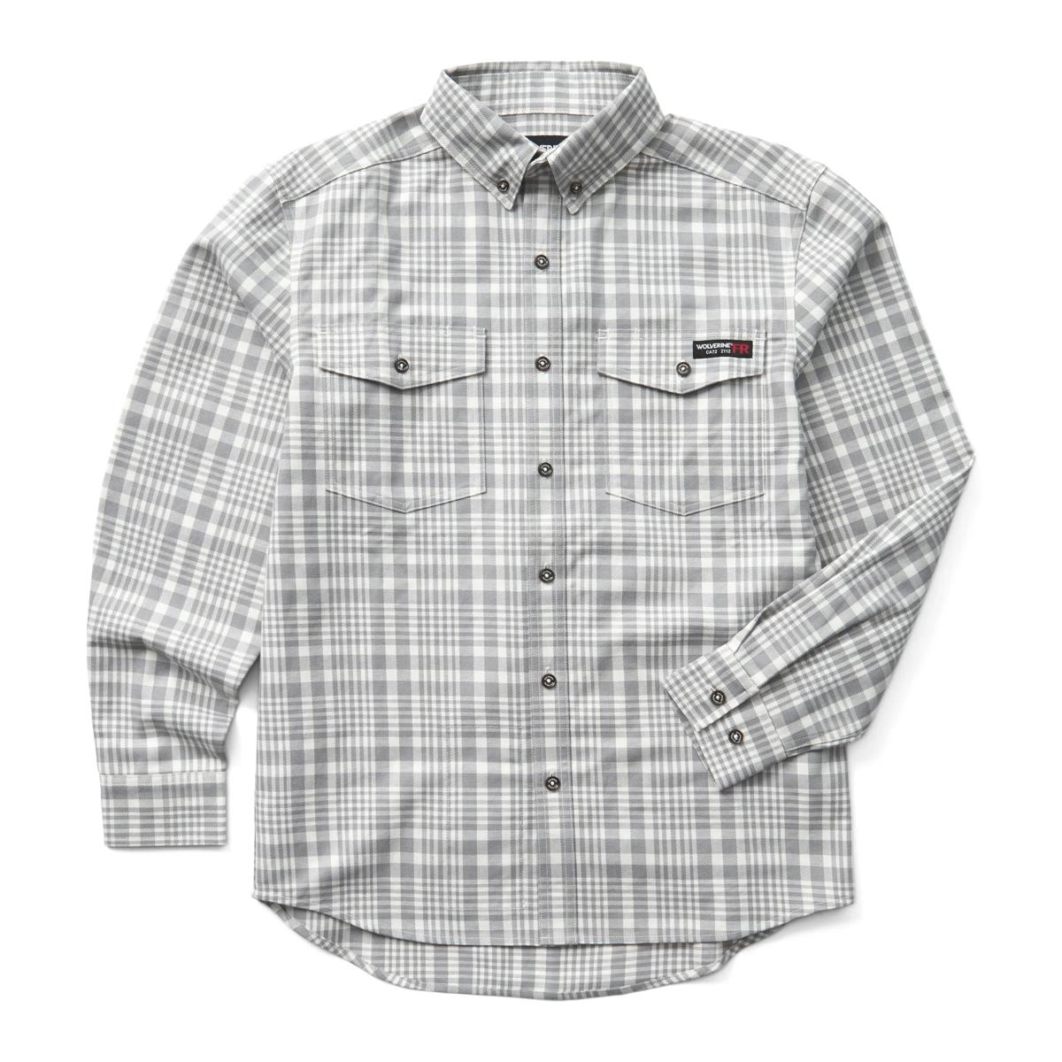 FR Classic Plaid Long Sleeve Shirt, Gray Plaid, dynamic 1