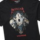 Wolverine x Metallica Scholars Skull Graphic Tee, Black, dynamic 3