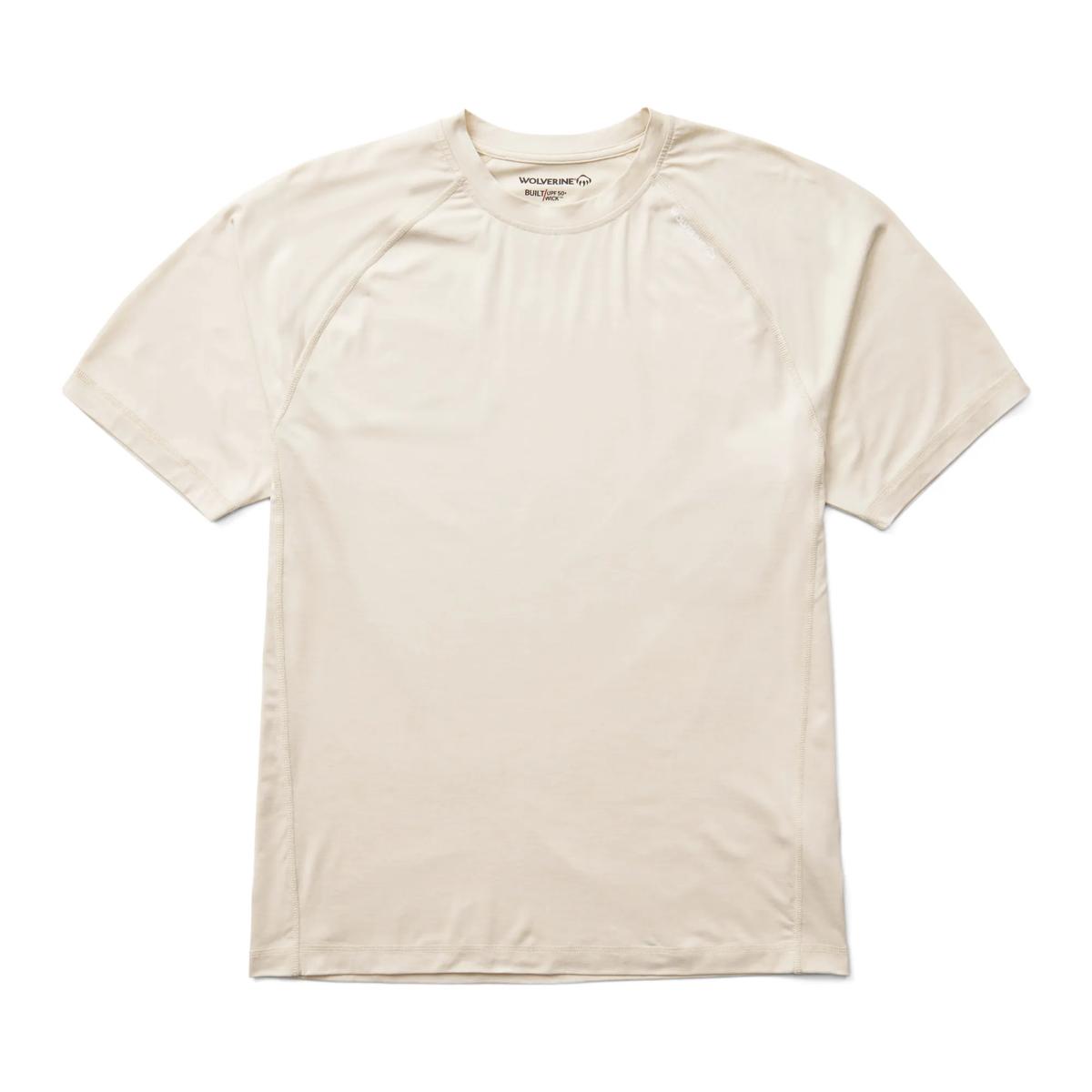 Built Sun-Stop Short Sleeve Tee, Stone Heather, dynamic 1