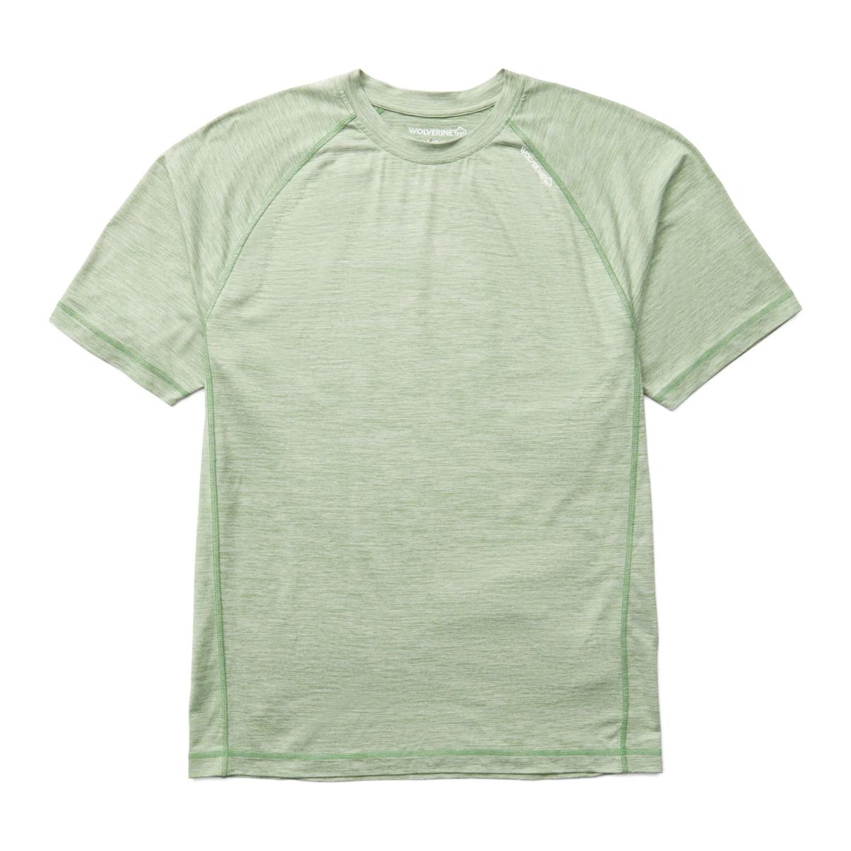 Built Sun-Stop Short Sleeve Tee, Shale Heather, dynamic 1