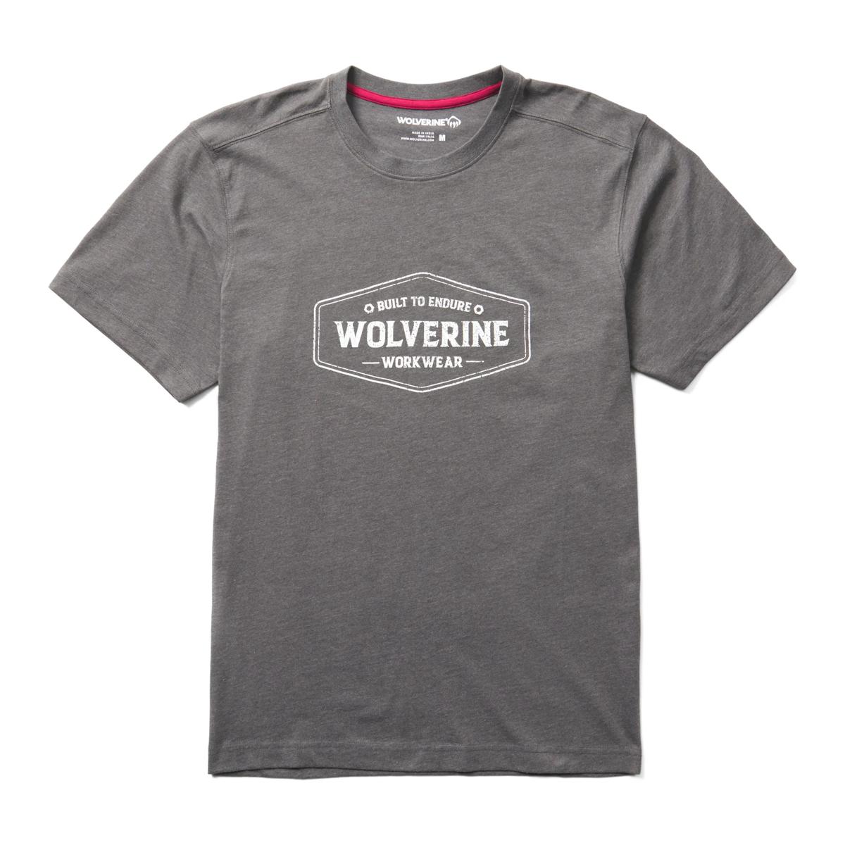 Classic Short Sleeve Endure Graphic Tee, Charcoal, dynamic 1