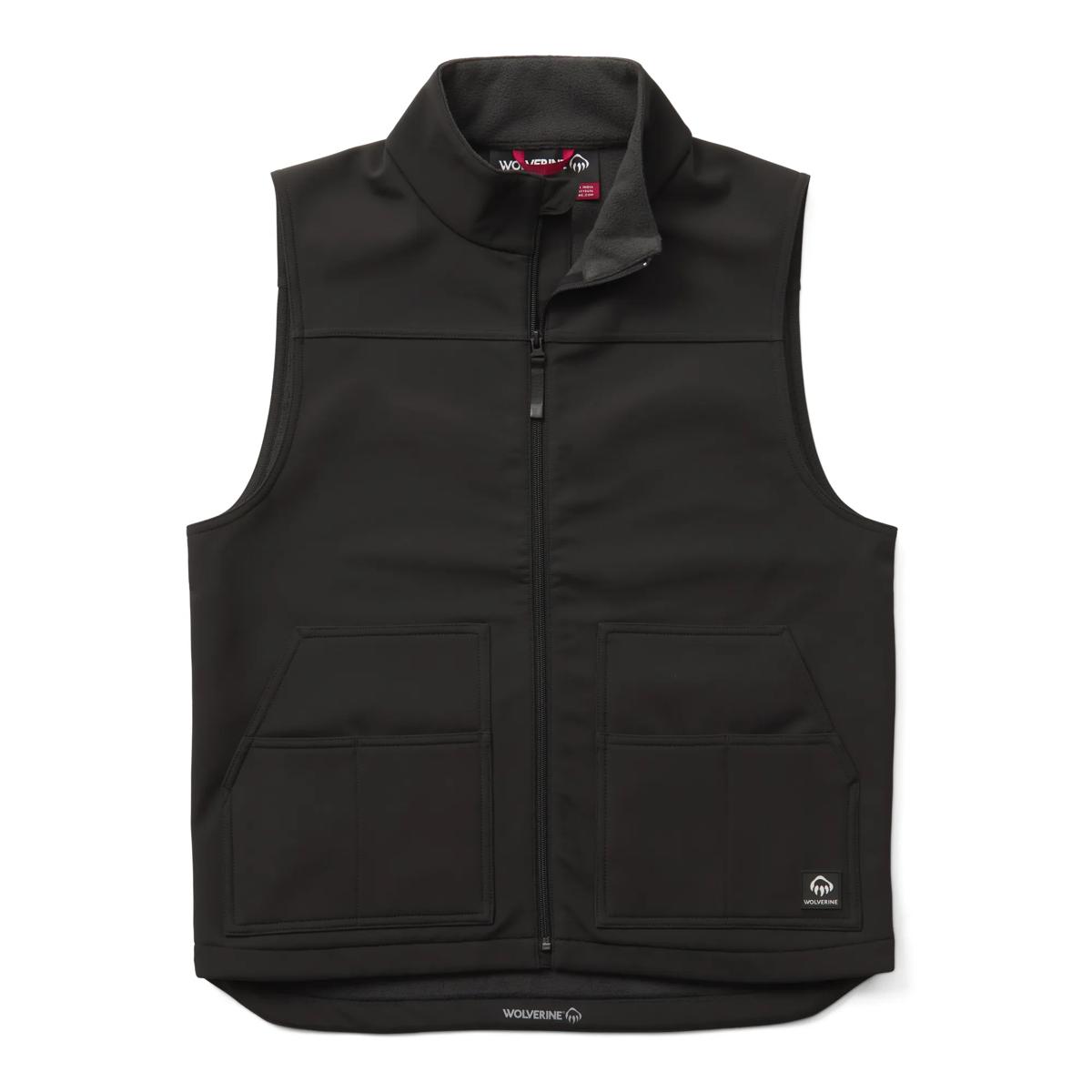 Built Soft Shell Vest, Black, dynamic 1