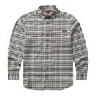 Stretch Flannel Long Sleeve Shirt, Greystone, dynamic 1