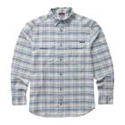 Stretch Flannel Long Sleeve Shirt, WINDWARD BLUE, dynamic 1